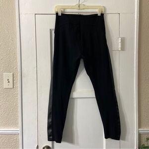 LYSSE Pull-On Faux Leather Side Stripe Legging